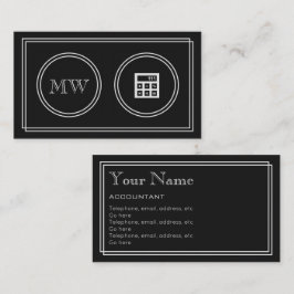 visitekaartjes voor 'Silent Movie'-accountant