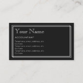 visitekaartjes voor 'Silent Movie'-accountant (Achterkant)