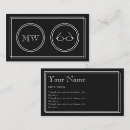 visitekaartjes voor "Silent Movie" Opticien