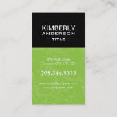 Visitekaartjes voor Sjabloon op monogram (Achterkant)