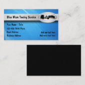 Visitekaartjes voor sleepdiensten voor motorvoertu (Voorkant / Achterkant)