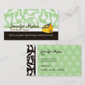 Visitekaartjes voor Slogans voor Estate Agent (Voorkant / Achterkant)