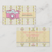 Visitekaartjes voor SLR-camera-fotografie Retro (Voorkant / Achterkant)