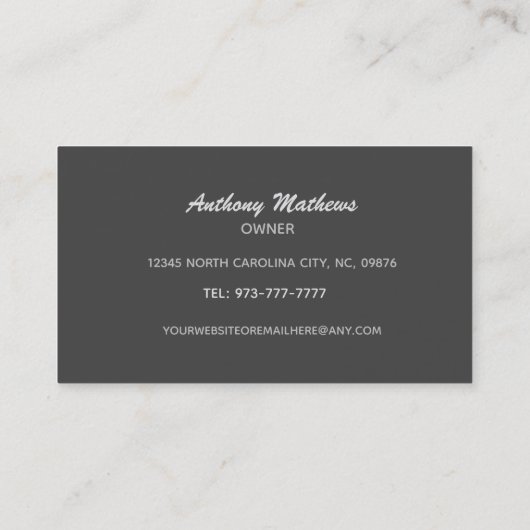 Visitekaartjes voor snoepjespannen (Achterkant)