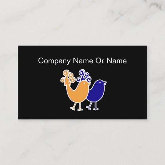 Visitekaartjes voor sociale media Silhouette (Voorkant)