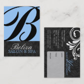 Visitekaartjes voor spa-benoeming afsprakenkaartje (Voorkant / Achterkant)