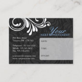 Visitekaartjes voor spa-benoeming afsprakenkaartje (Achterkant)