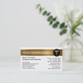 Visitekaartjes voor speciale infusietherapie (Staand voorkant)