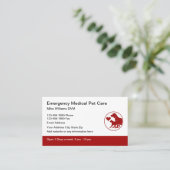 Visitekaartjes voor spoedbehandeling (Staand voorkant)