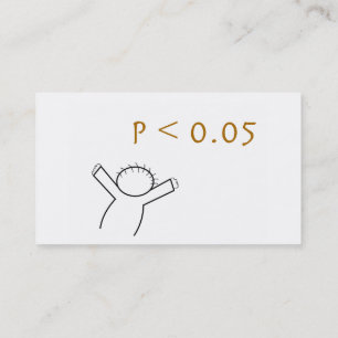 Visitekaartjes voor statistici