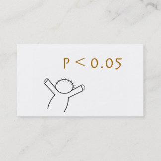 Visitekaartjes voor statistici