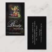 Visitekaartjes voor  stilstaand fruitontwerp (Voorkant / Achterkant)