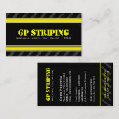 Visitekaartjes voor strippingbedrijf (Voorkant / Achterkant)