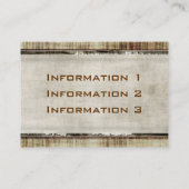 Visitekaartjes voor  structuurstijl (Achterkant)