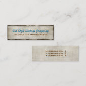 Visitekaartjes voor  structuurstijl (Voorkant / Achterkant)