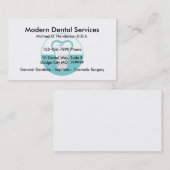 Visitekaartjes voor tandheelkundige chirurgie (Voorkant / Achterkant)