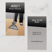 Visitekaartjes voor tapijtreiniger (Voorkant / Achterkant)