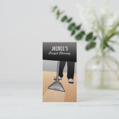 Visitekaartjes voor tapijtreiniger (Staand voorkant)