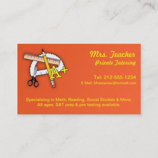  Visitekaartjes voor testpartners (Voorkant)