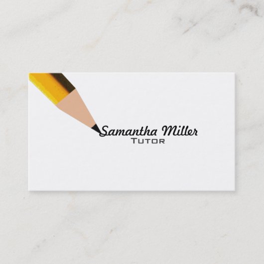 Visitekaartjes voor testpartners (Voorkant)