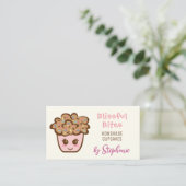 Visitekaartjes voor thuisbakker van Cupcakes (Staand voorkant)