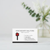 Visitekaartjes voor thuisbeveiliging (Staand voorkant)