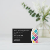 Visitekaartjes voor thuisdecorator (Staand voorkant)