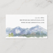 Visitekaartjes voor thuisventilatie in het Cabinge (Achterkant)