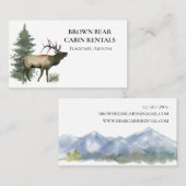 Visitekaartjes voor thuisventilatie in het Cabinge (Voorkant / Achterkant)