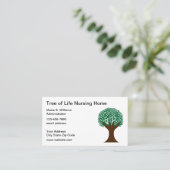 Visitekaartjes voor thuisverzorging door hoofdzorg (Staand voorkant)