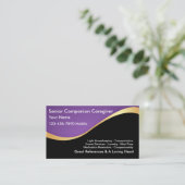 Visitekaartjes voor thuiszorg (Staand voorkant)