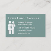 Visitekaartjes voor thuiszorg (Voorkant)