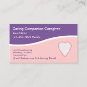 Visitekaartjes voor thuiszorg (Voorkant)