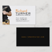 Visitekaartjes voor timmerwerk en vloerbedekking (Voorkant / Achterkant)