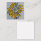 visitekaartjes voor tournesol, zonnebloempitten (Voorkant / Achterkant)