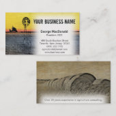 Visitekaartjes voor tractoren en windmolens (Voorkant / Achterkant)