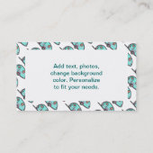 Visitekaartjes voor trappendienst aan de treinstel (Achterkant)