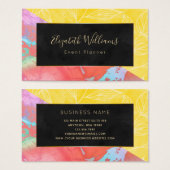 Visitekaartjes voor Tropische kleuren bij Event Pl (Voorkant /achterkant)