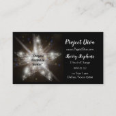 visitekaartjes voor 'uitvoerende kunsten en sterre (Voorkant)