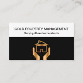 Visitekaartjes voor vastgoedbeheer (Voorkant)