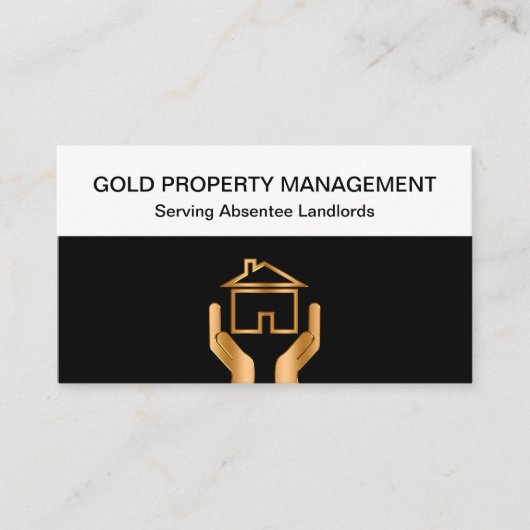 Visitekaartjes voor vastgoedbeheer (Voorkant)