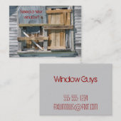  Visitekaartjes voor vensterconstructie (Voorkant / Achterkant)