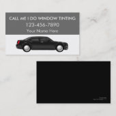 Visitekaartjes voor venstertinten (Voorkant / Achterkant)