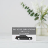 Visitekaartjes voor venstertinten (Staand voorkant)