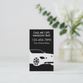 Visitekaartjes voor venstertinten (Staand voorkant)