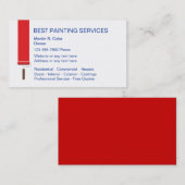 Visitekaartjes voor verfservice (Voorkant / Achterkant)