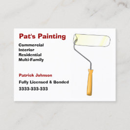 Visitekaartjes voor verfservices