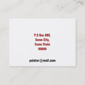 Visitekaartjes voor verfservices (Achterkant)