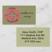 Visitekaartjes voor verpleegkundigen (Voorkant / Achterkant)