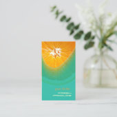 Visitekaartjes voor verse sinaasappels (Staand voorkant)